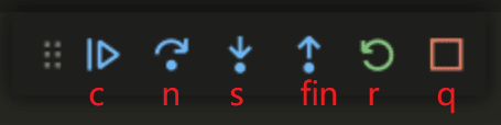 与vscode的debug按钮对比